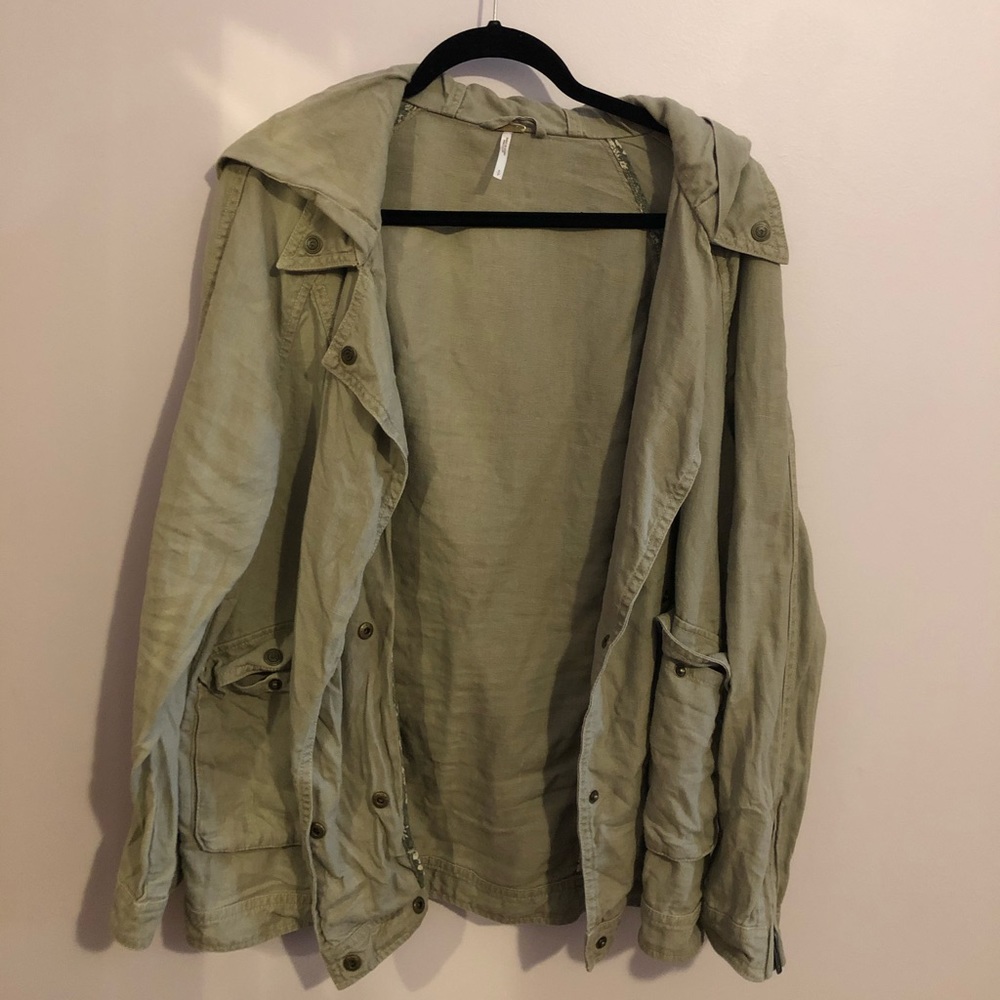 Free People Linen Jacket